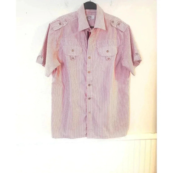 Brooklyn Basement Other - Brooklyn Basement Striped Button up Shirt. Size XL Mens